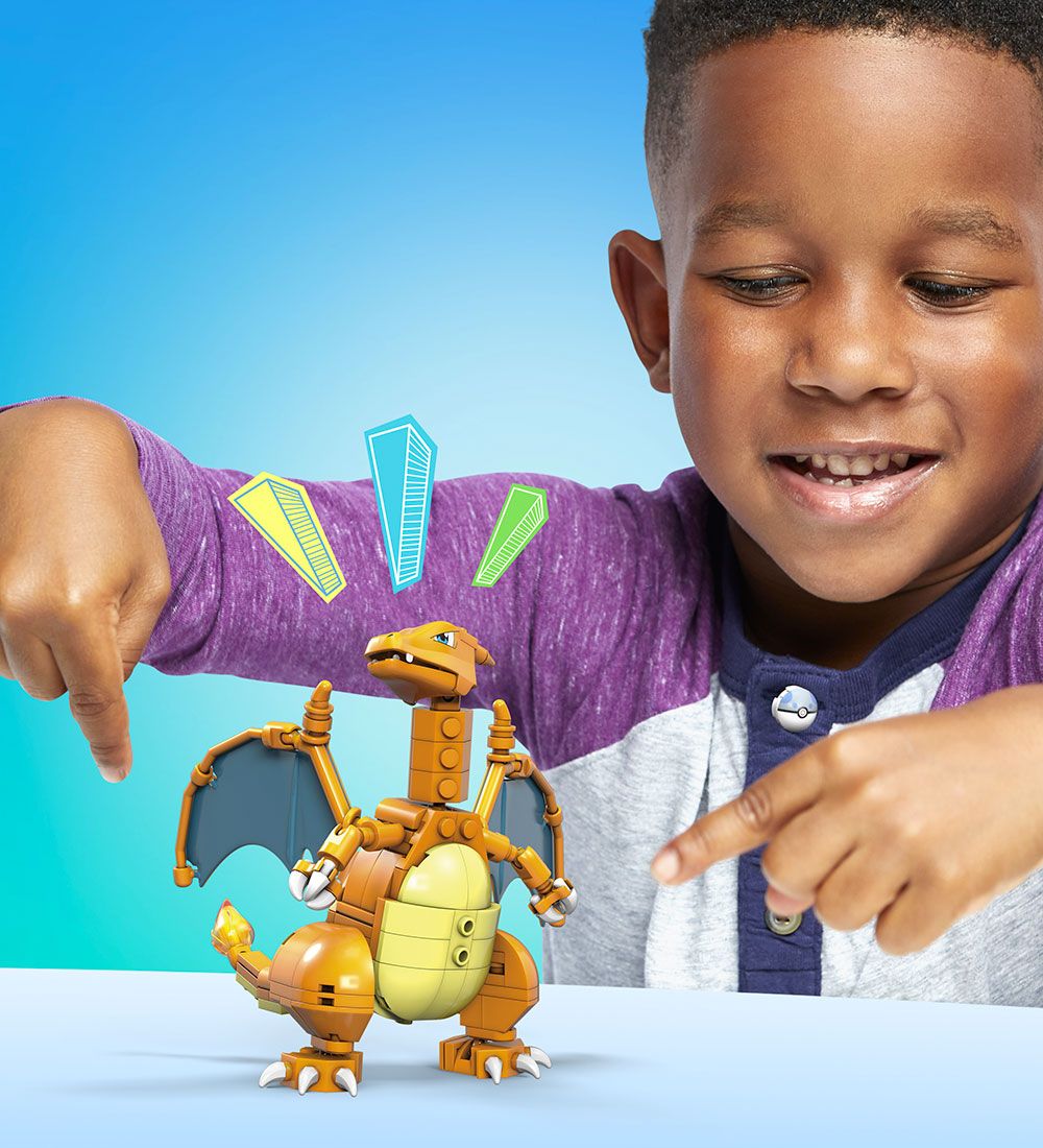 MEGA Pokemon figure - Pokemon Construx Charizard - 222 Parts