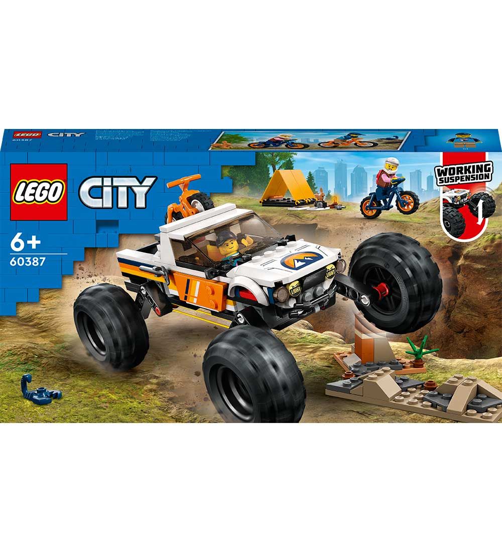 LEGO® City - Les aventures du 4x4 tout-terrain 60387 - 252 Parti