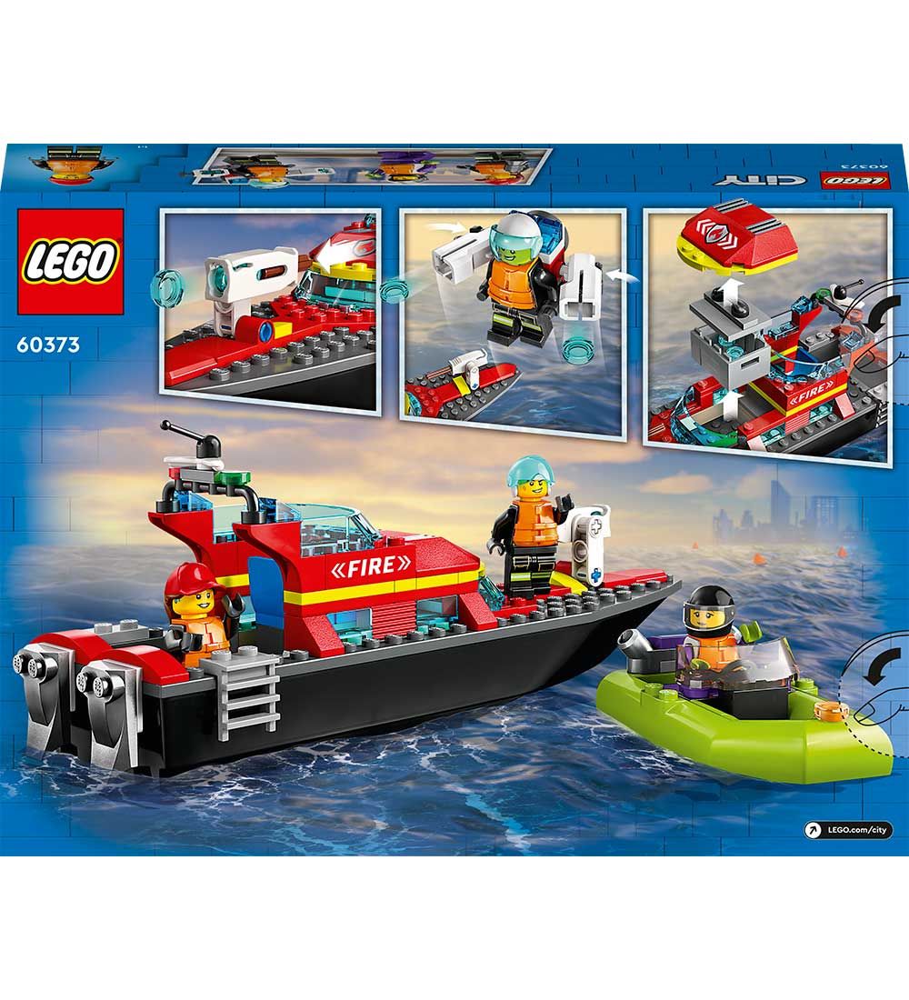 LEGO City - Fire Rescue Boat 60373 - 144 Parts