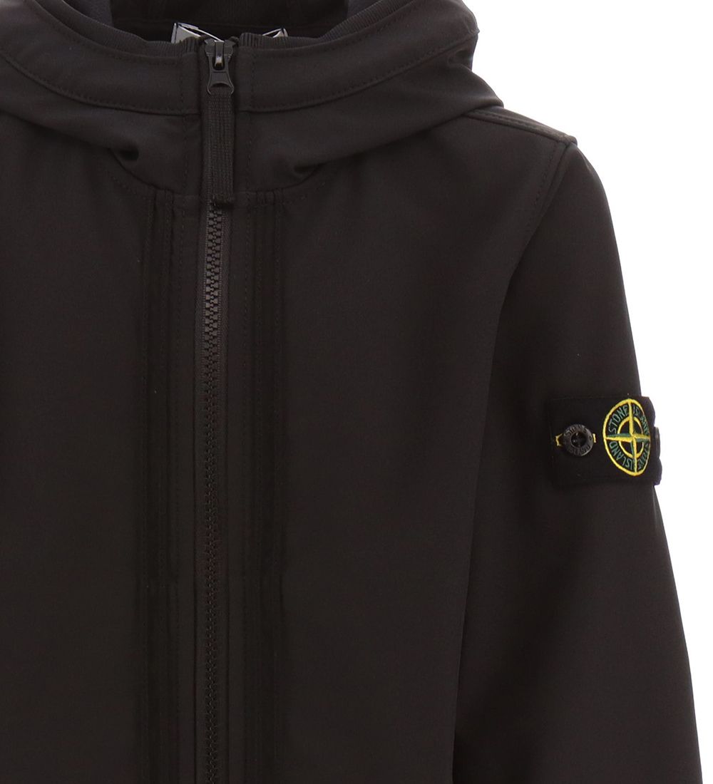 Stone Island Softshell Jacket - Black