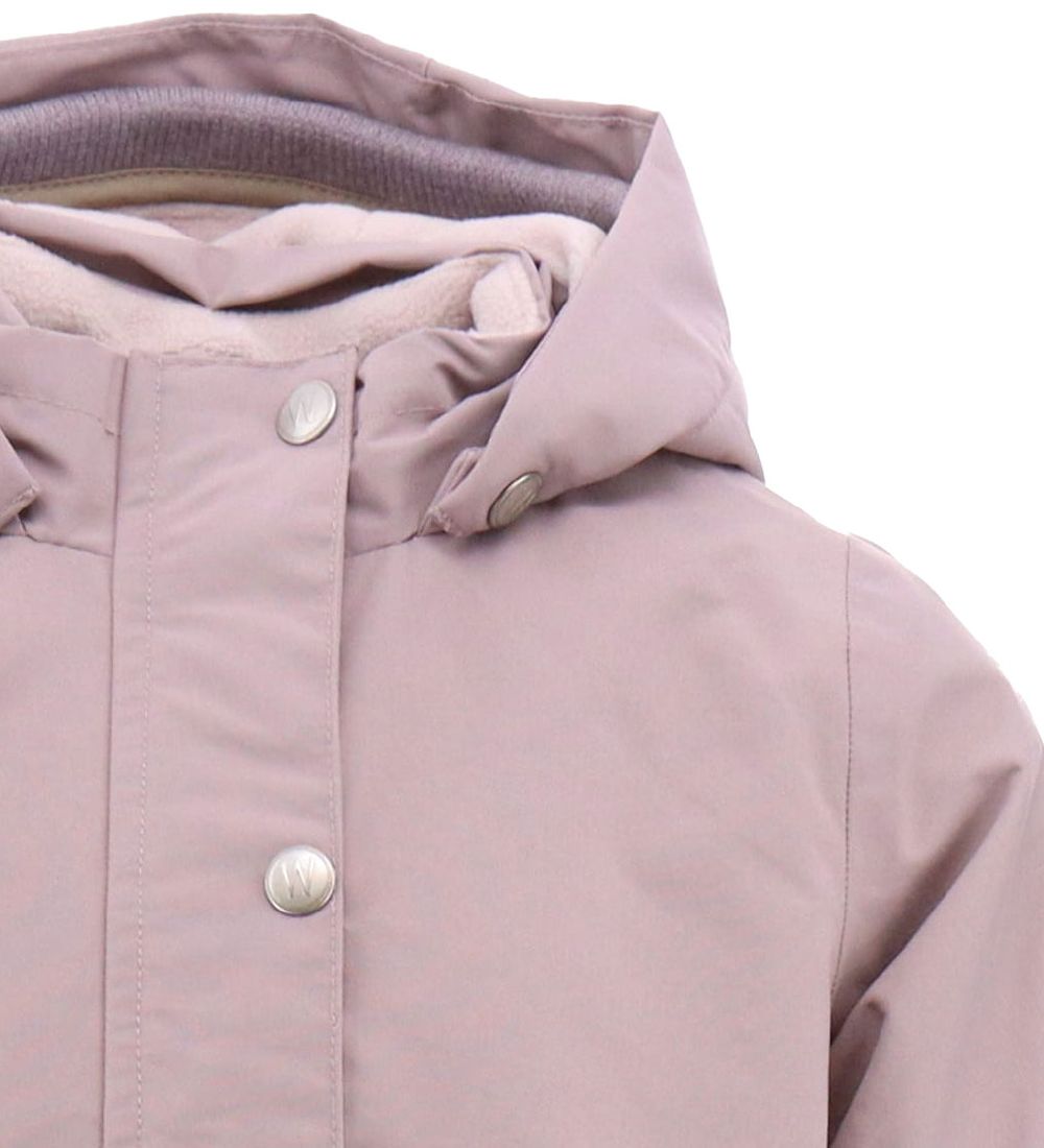 Wheat Lightweight Jacket w. Fleece - Gry - Purple Dove