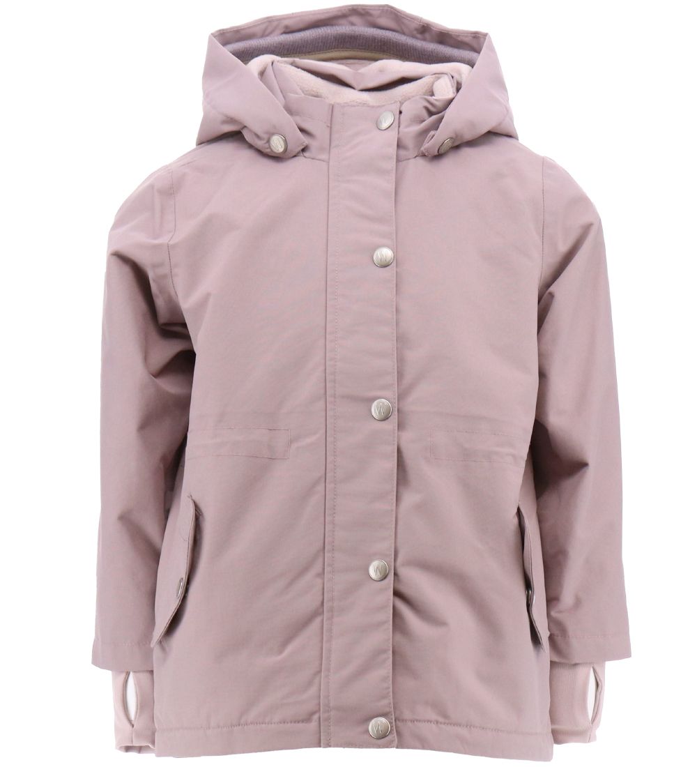 Wheat Lightweight Jacket w. Fleece - Gry - Purple Dove