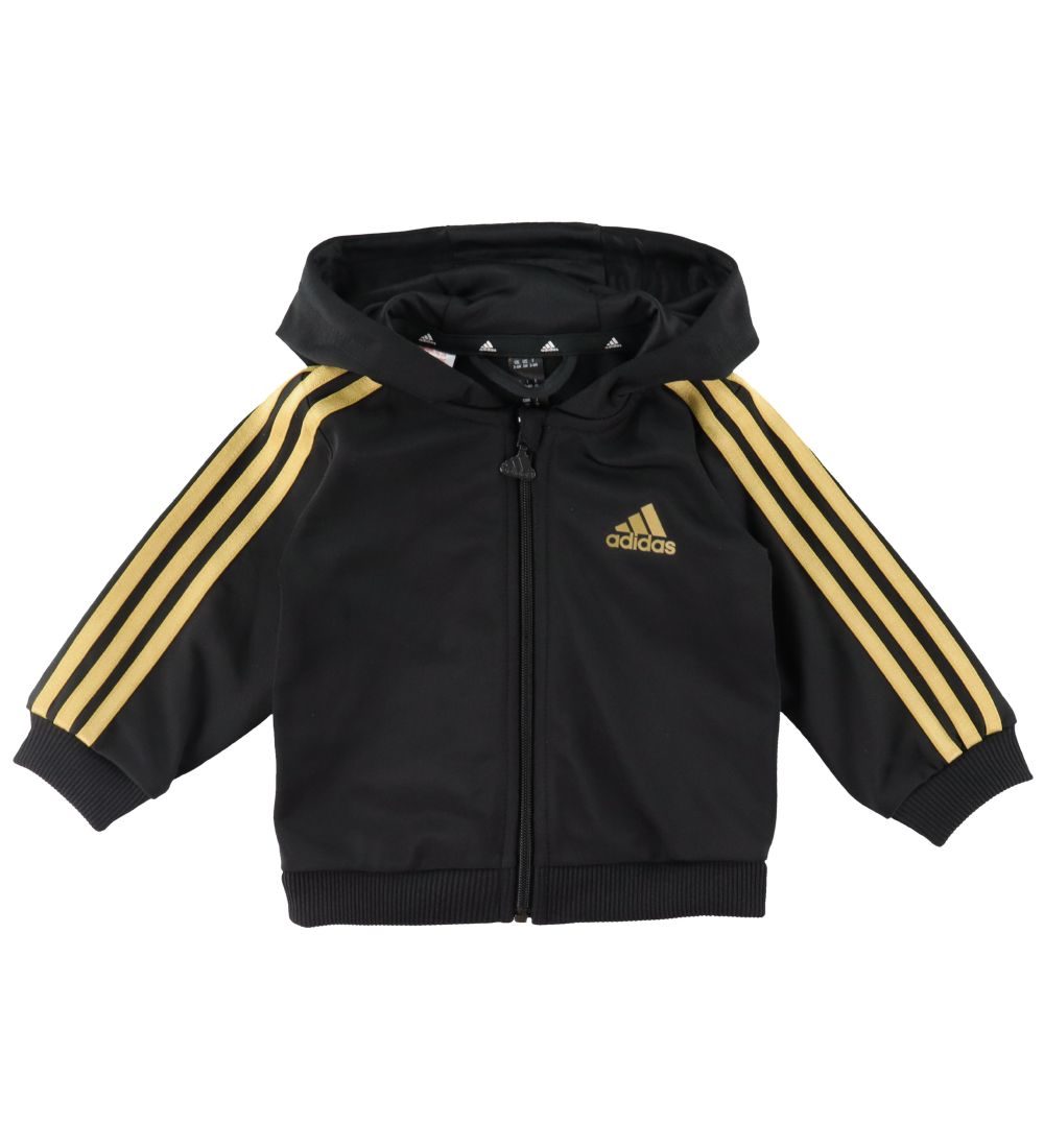 adidas Performance Tracksuit - I 3S SHINY TS - Gold/Black