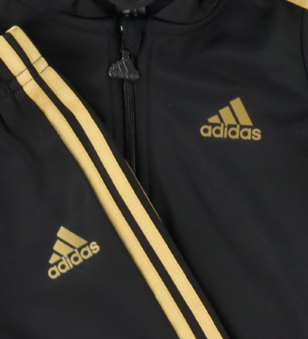 adidas Performance Tracksuit - I 3S SHINY TS - Gold/Black