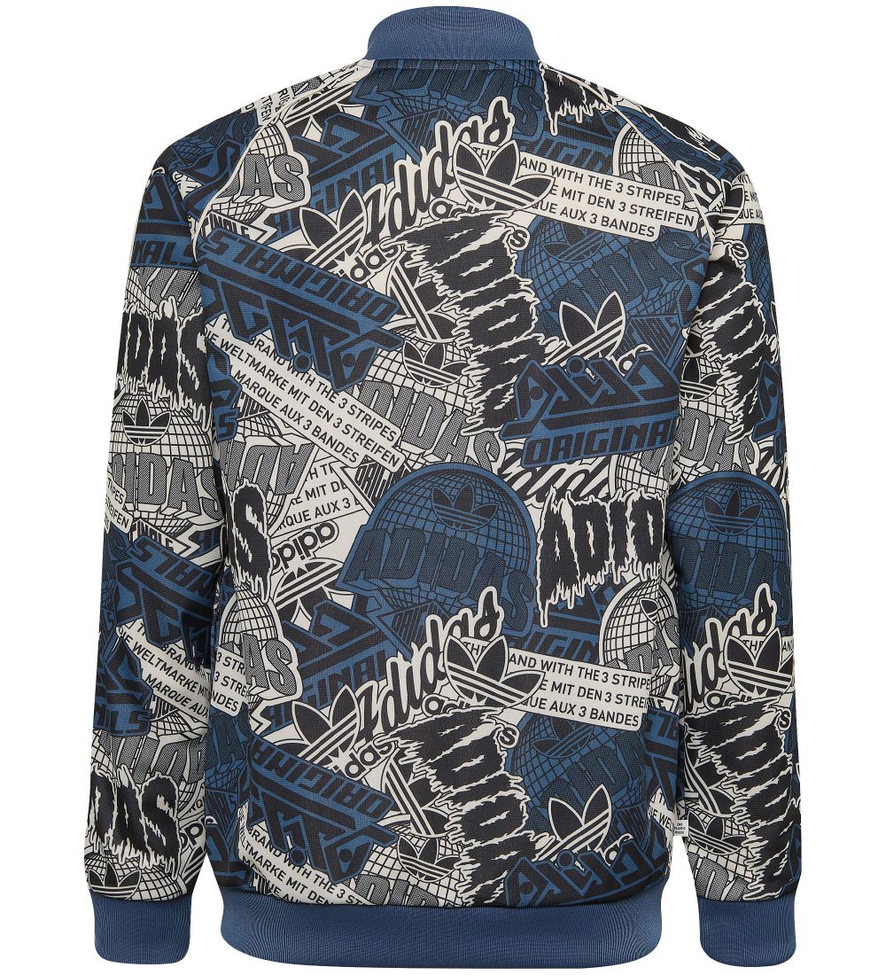 adidas Originals Cardigan - RVS Top - Blauw/Wit