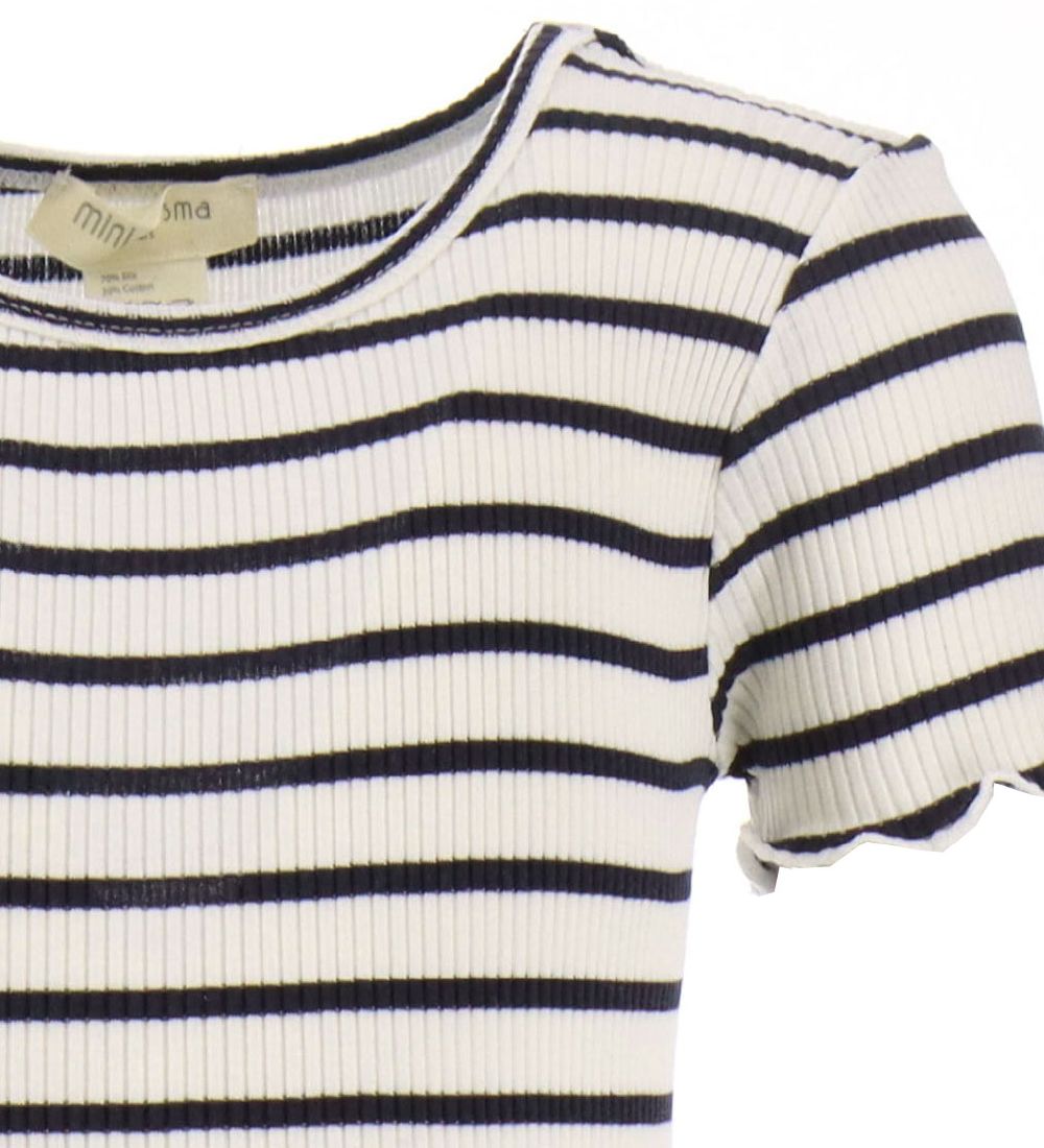 Minimalisma T-shirt - Silk/Cotton - Flower - Sailor