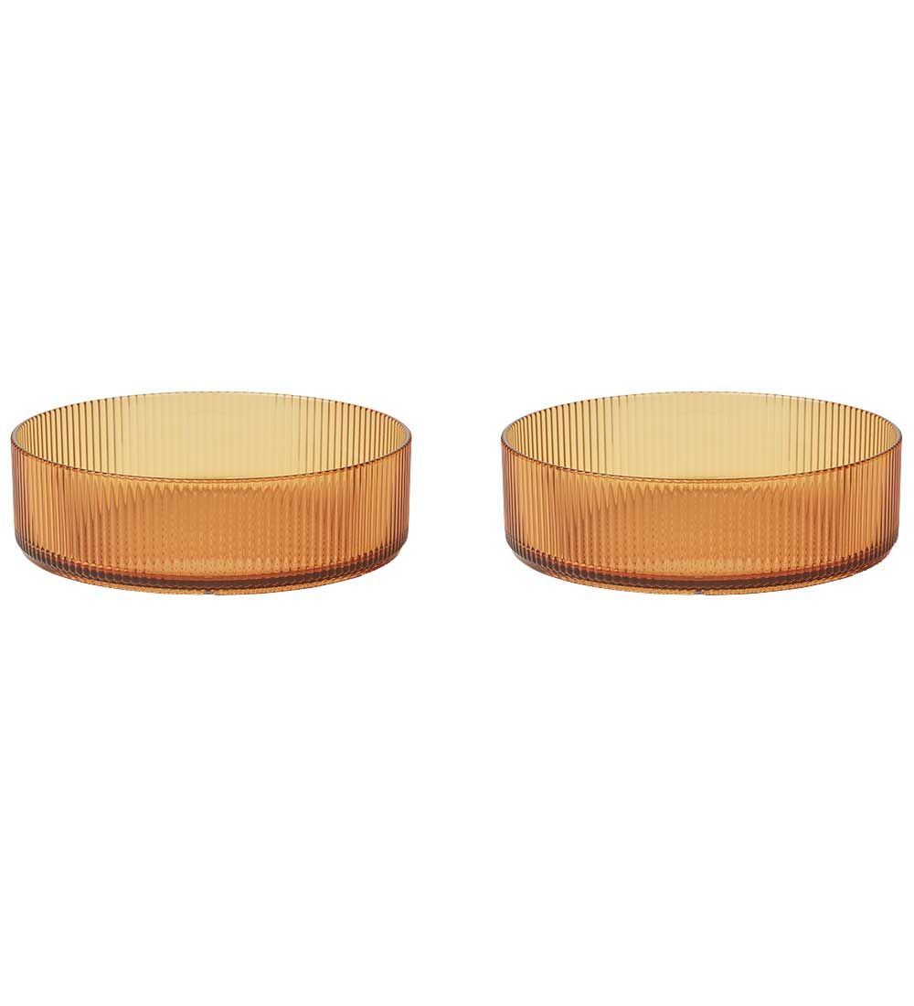 Liewood Schüssel - Joel - 2er-Pack - 14x4 cm - Yellow Sanft