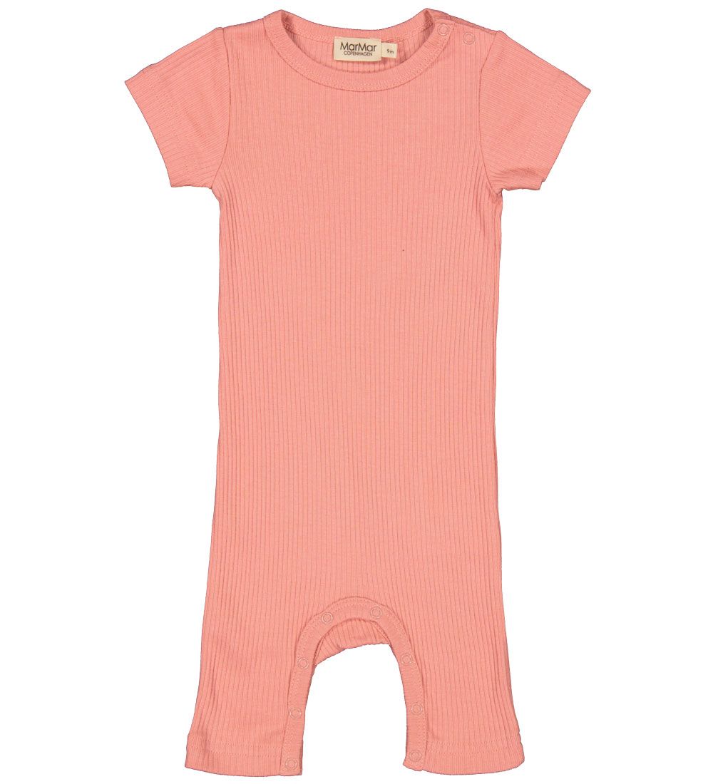 MarMar Summer Romper - Rib - Modal - Pink Delight