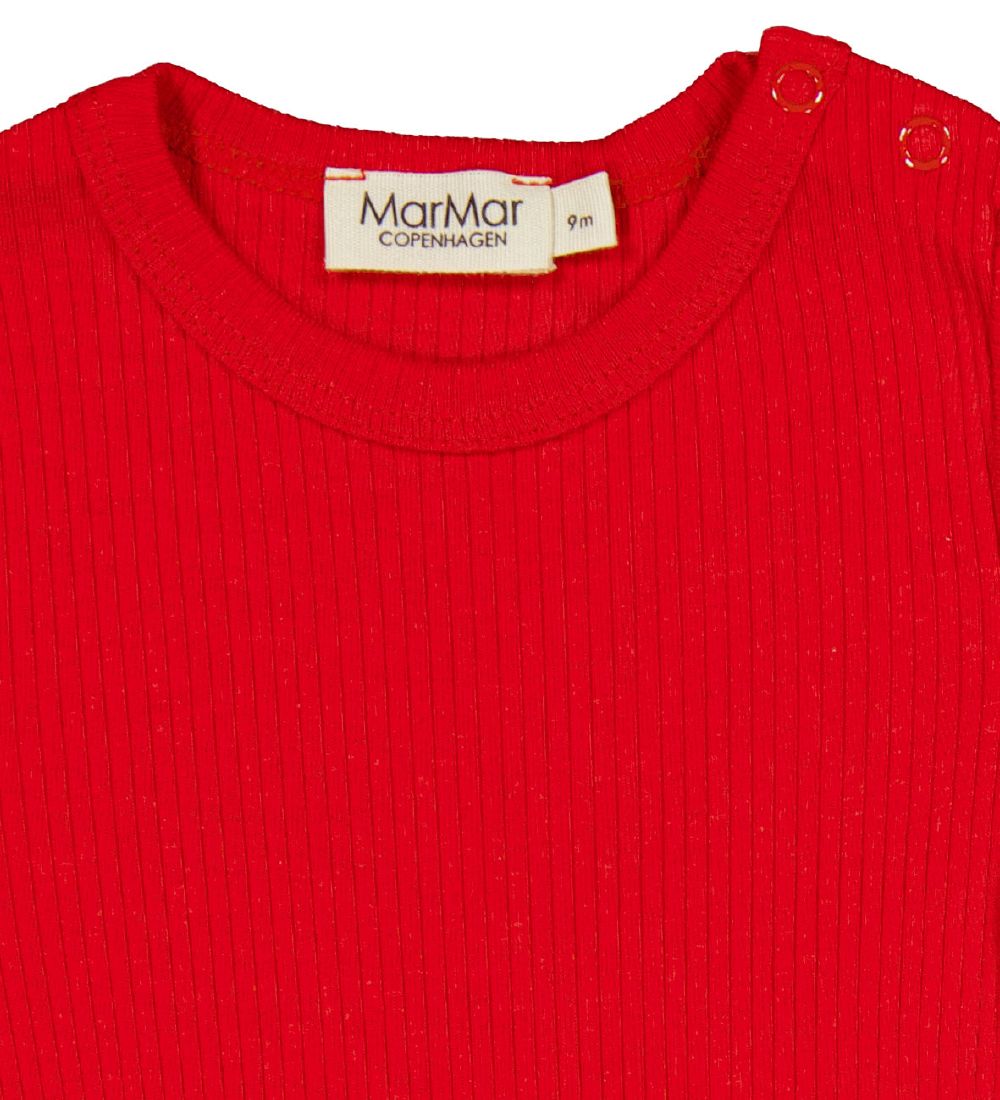 MarMar Summer Romper - Rib - Modal - Red Currant