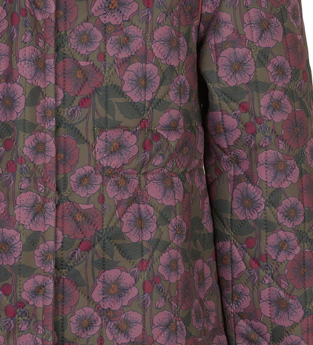 byLindgren Thermo Jacket - Little Sigrid - Eucalyptus Rosehip Fl