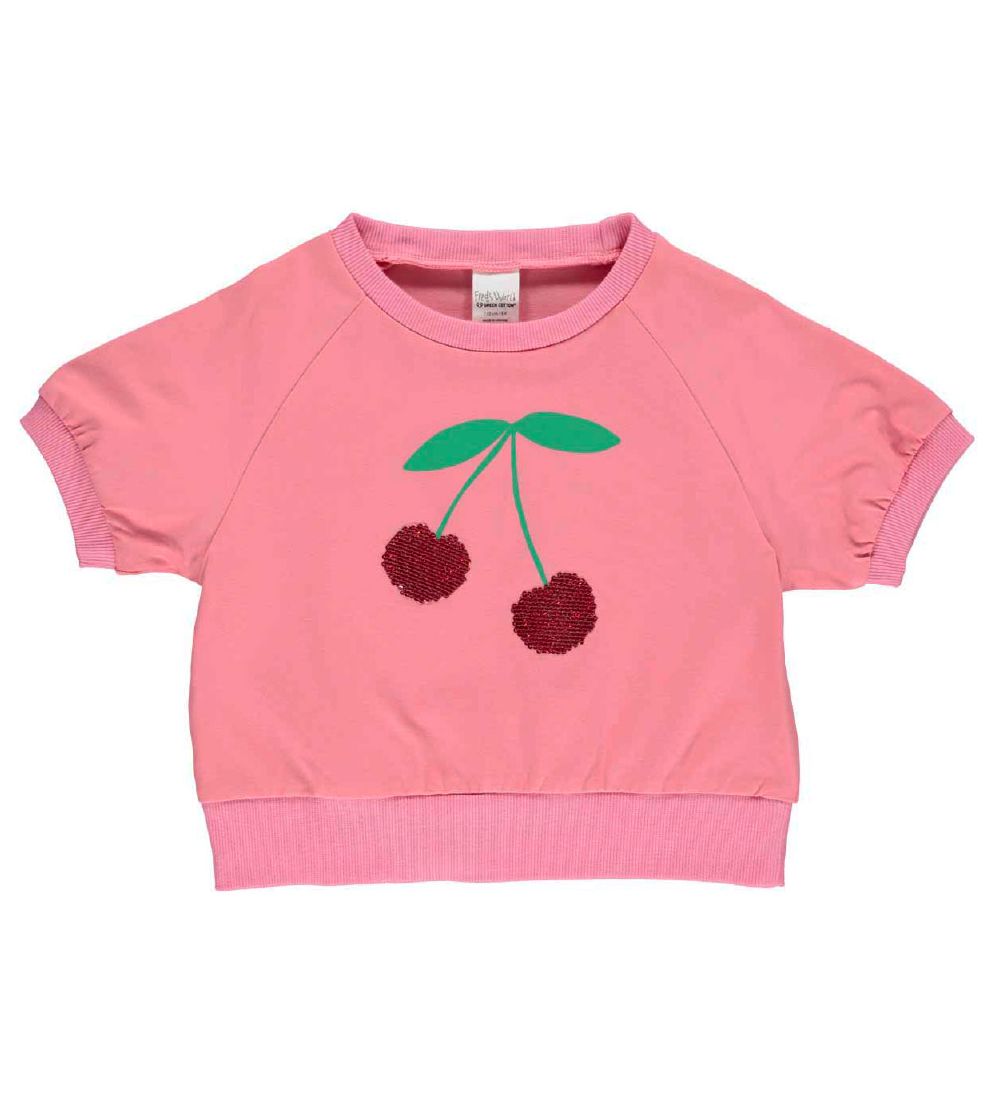 Freds World T-shirt - Cherry Ragian - Pink