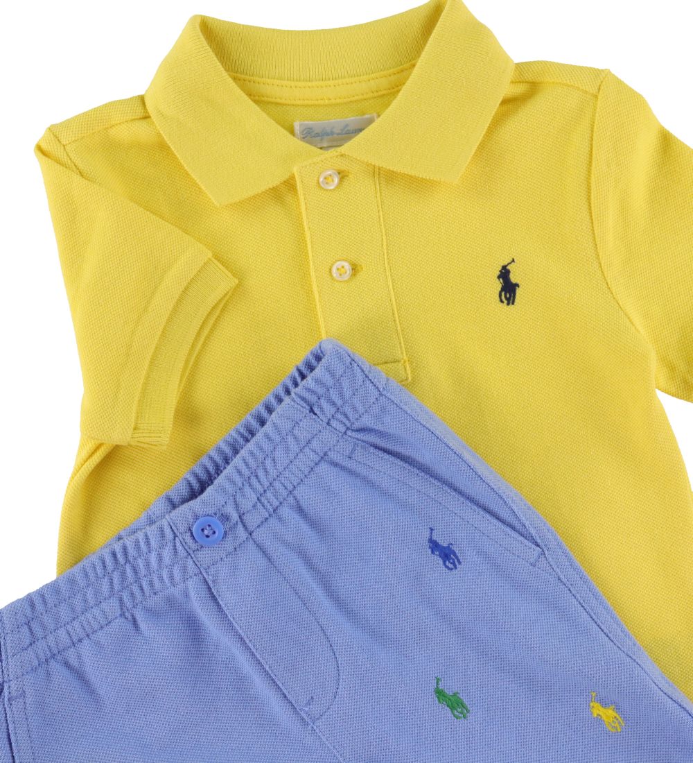 Polo/Shorts Polo Ralph Lauren - Regarder Hill - Jaune/Bleu av. L