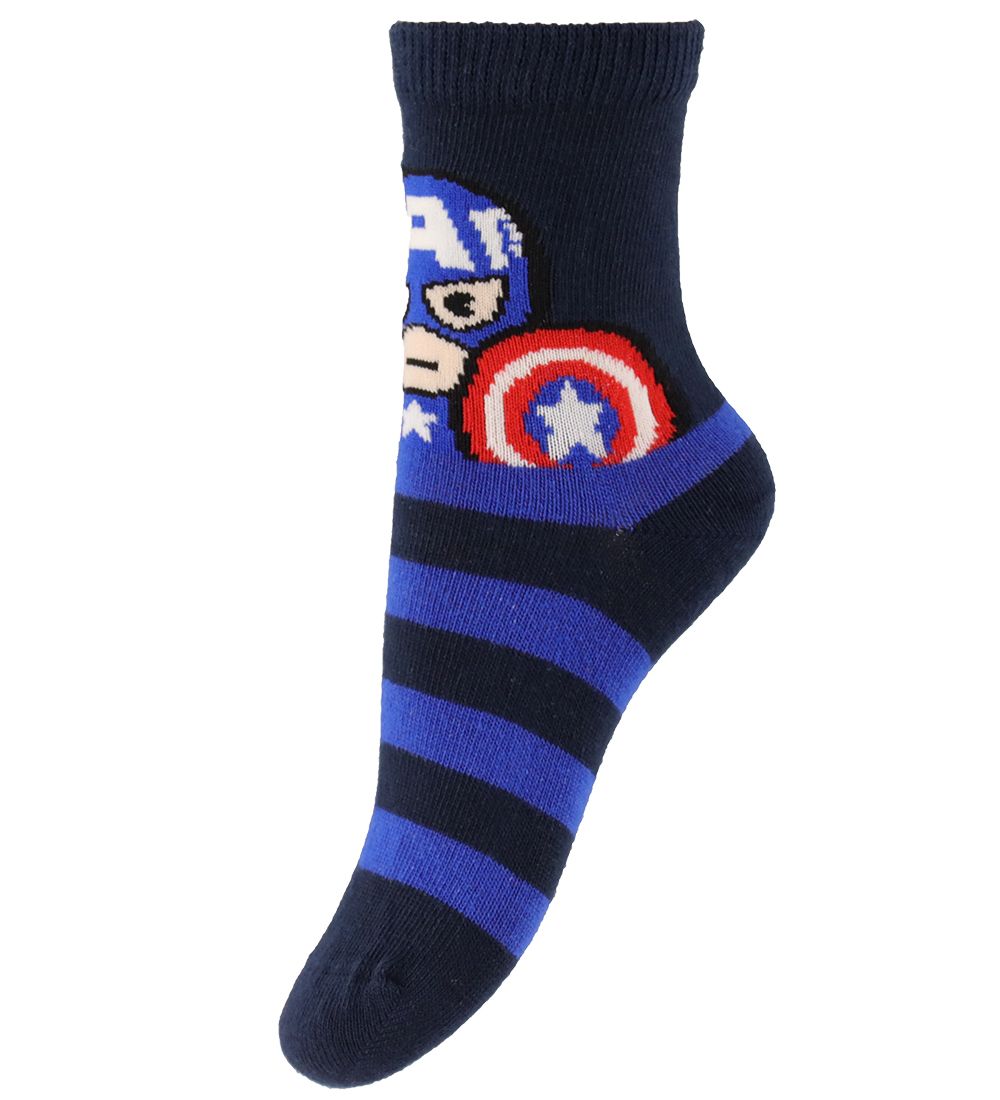 Name It Socks - NmmJunni Marvel - 3-Pack - Dark Sapphire