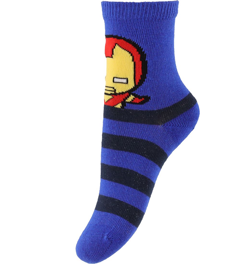 Name It Socks - NmmJunni Marvel - 3-Pack - Dark Sapphire