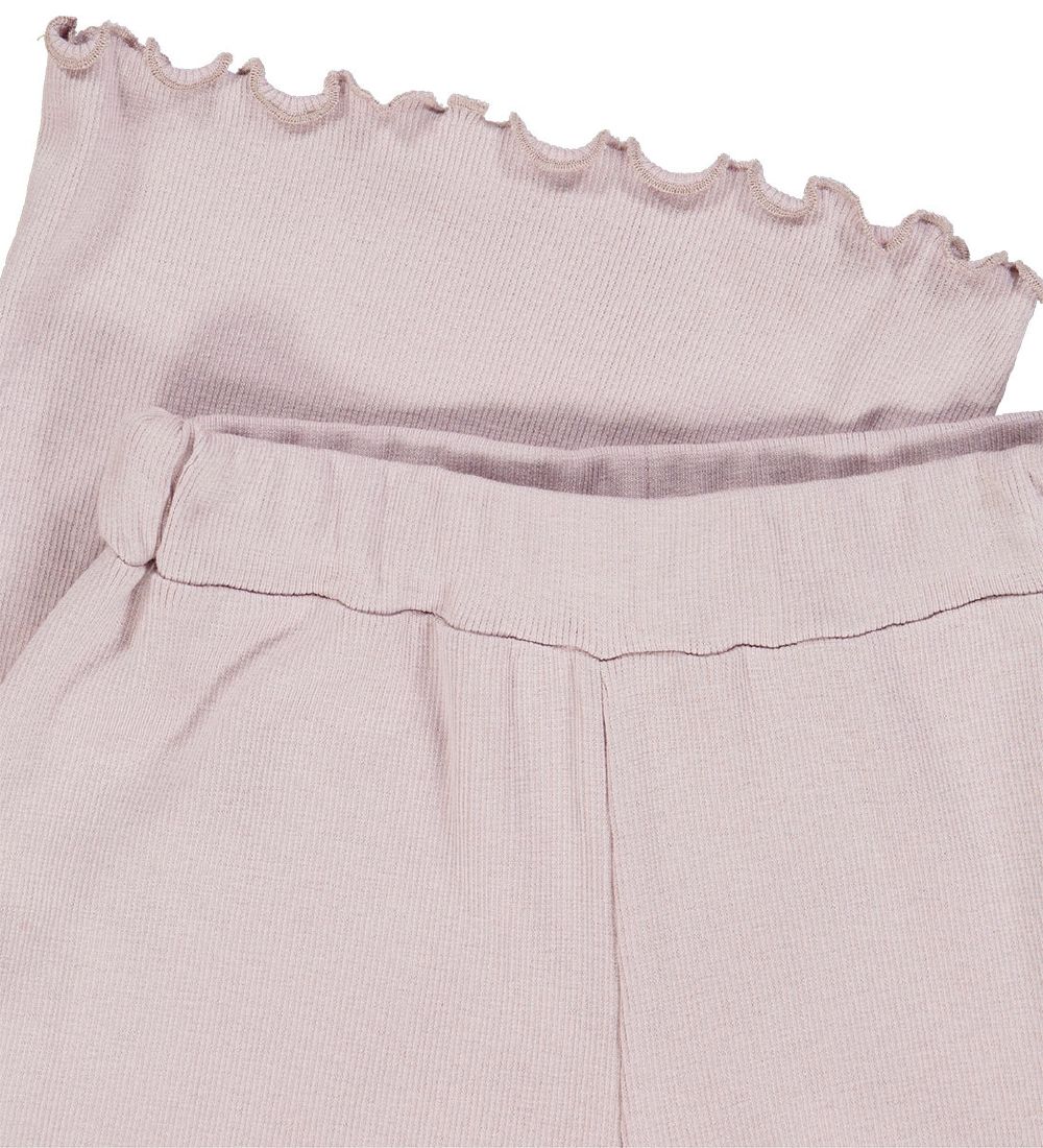 Wheat Trousers - Rib - Gaia - Soft Lilac