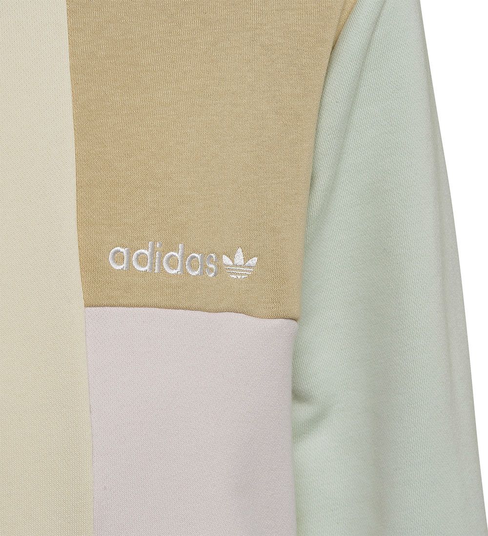 adidas Originals Hoodie - Hoodie - Mint/Beige/Pink