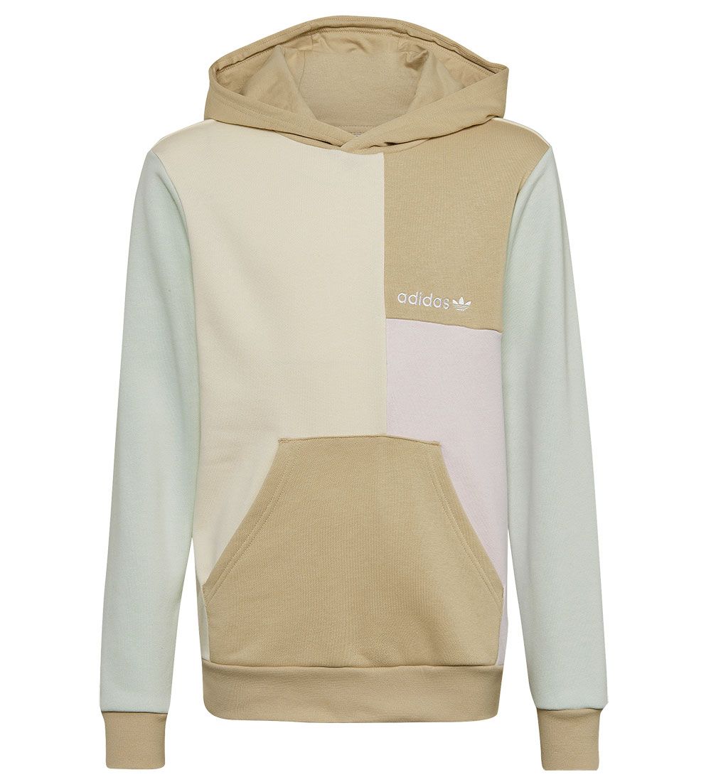 adidas Originals Hoodie - Hoodie - Mint/Beige/Pink