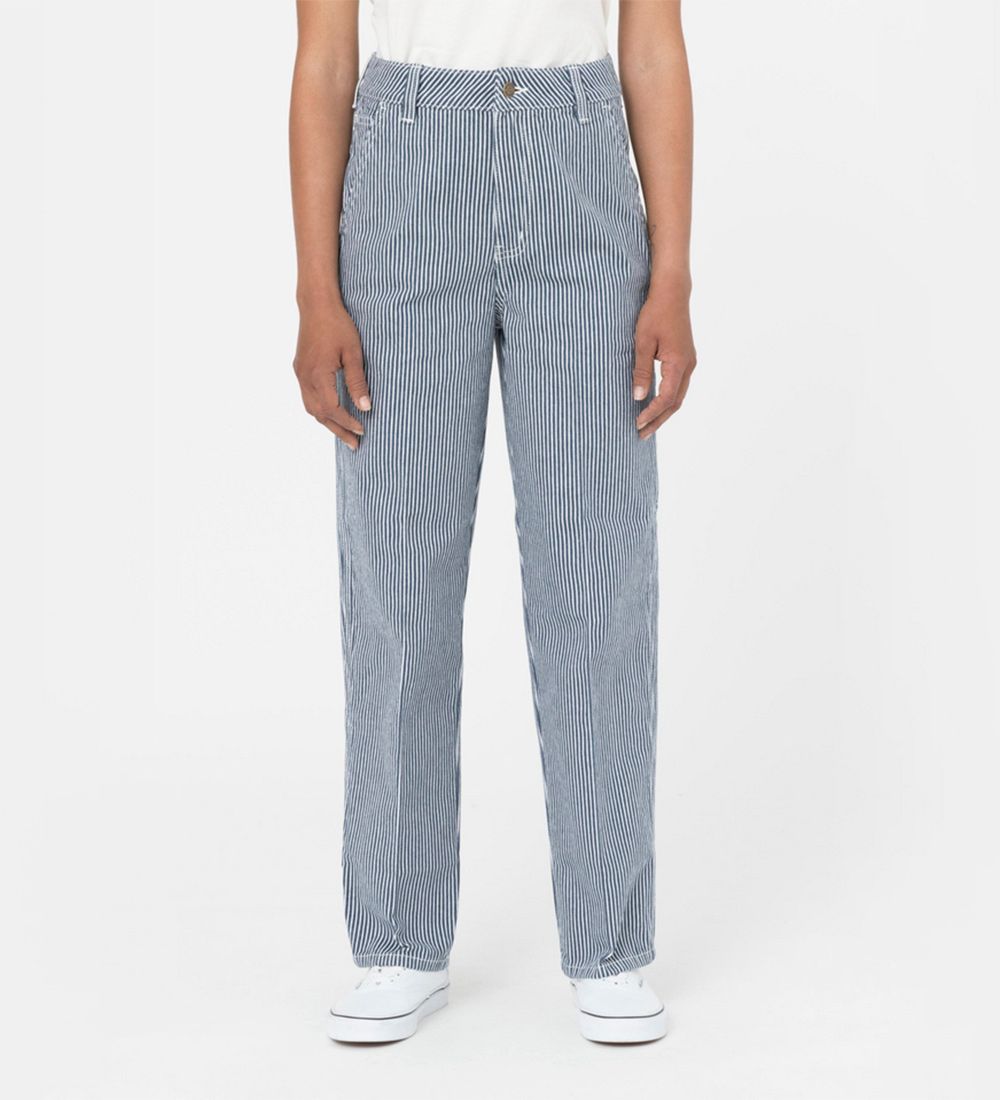 Dickies Jeans - Hickory Of Hickory - Striped White/Blue