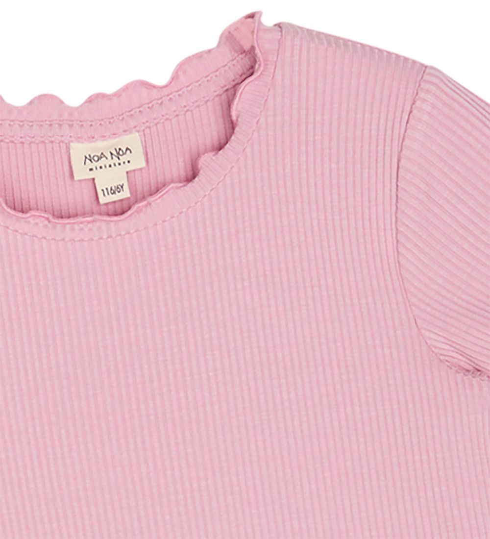 Noa Noa miniature T-shirt - Rib - Barbel - Mauve Mist