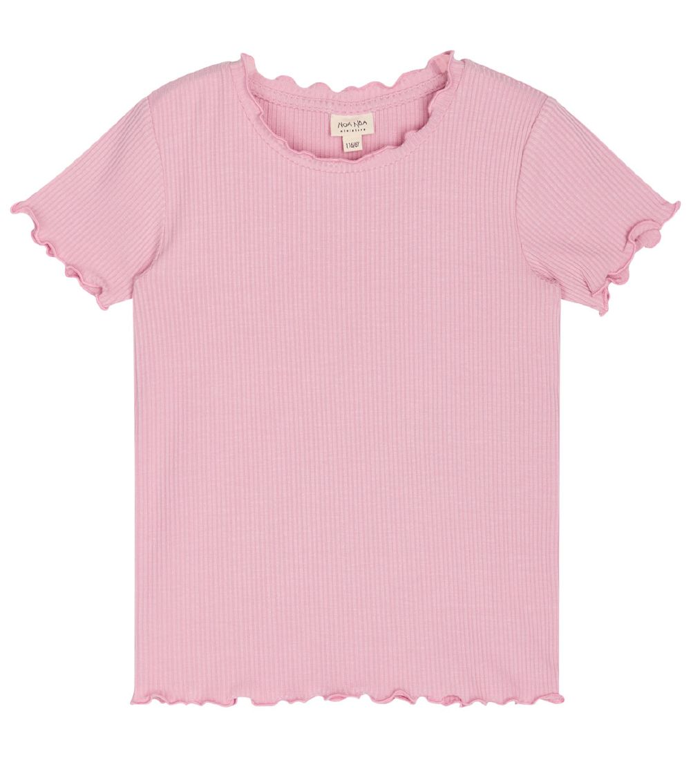 Noa Noa miniature T-shirt - Rib - Barbel - Mauve Mist