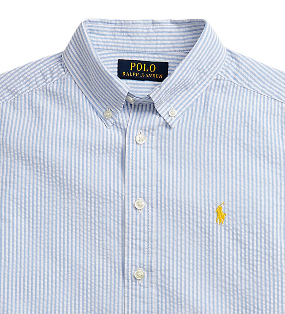 Polo Ralph Lauren Shirt s/s - Classic II - Blue/White Striped