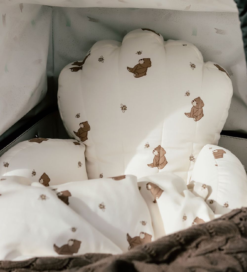 That's Mine Pram Cushion - Nori Pram - Bees Duck Bears