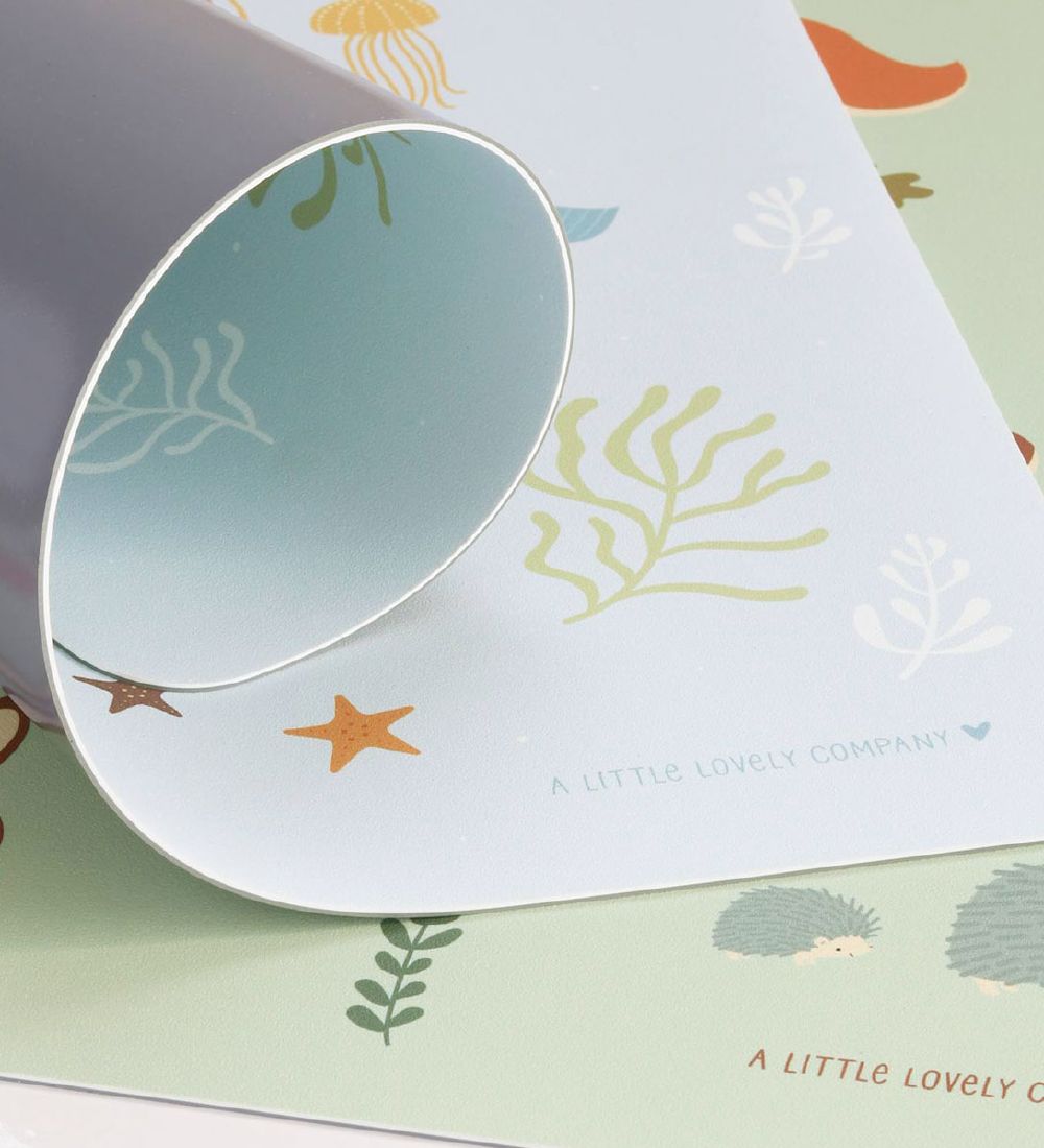 A Little Lovely Company Placemat - Vinyl - Ocean