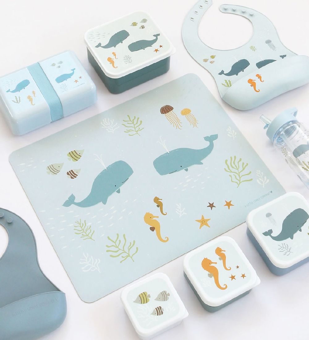 A Little Lovely Company Placemat - Vinyl - Ocean