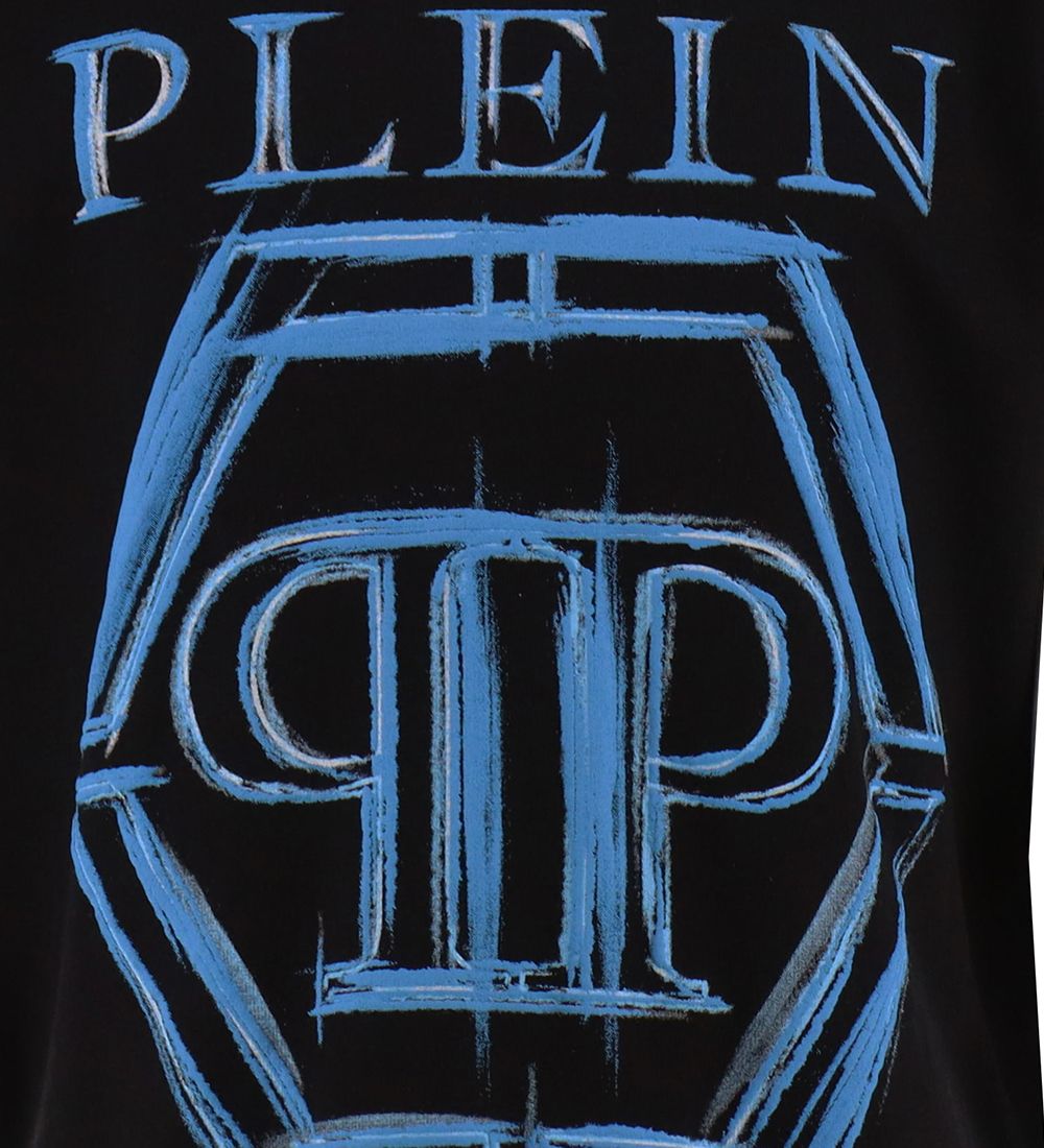 Philipp Plein T-shirt - Black w. Blue