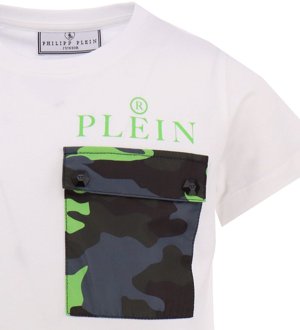 Philipp Plein T-paita - Valkoinen, Tasku