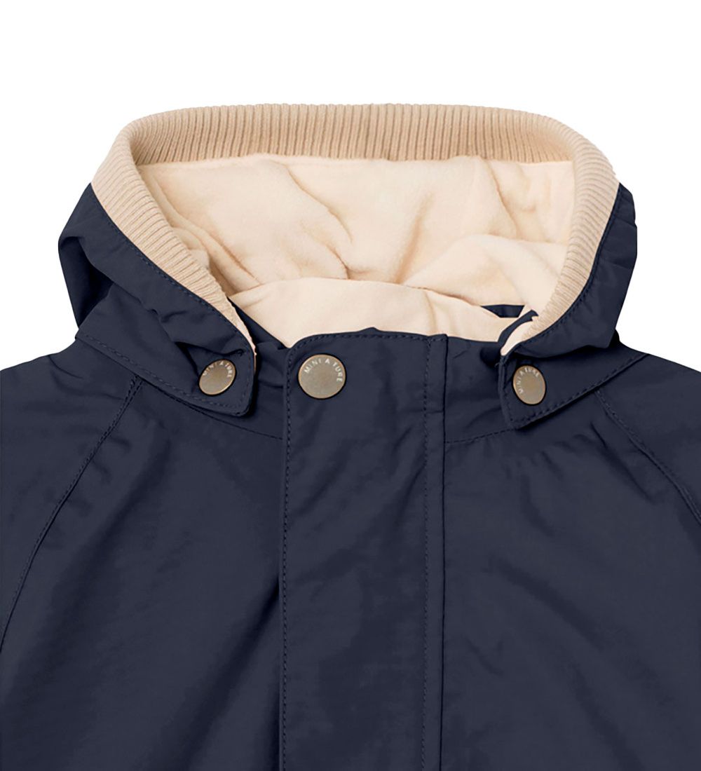 Mini A Ture Lightweight Jacket - Wally Fleece - Ombre Blue
