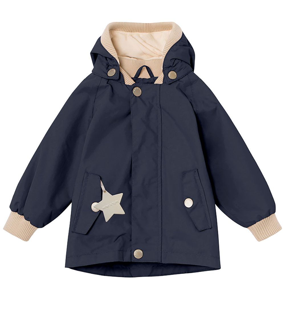 Mini A Ture Lightweight Jacket - Wally Fleece - Ombre Blue