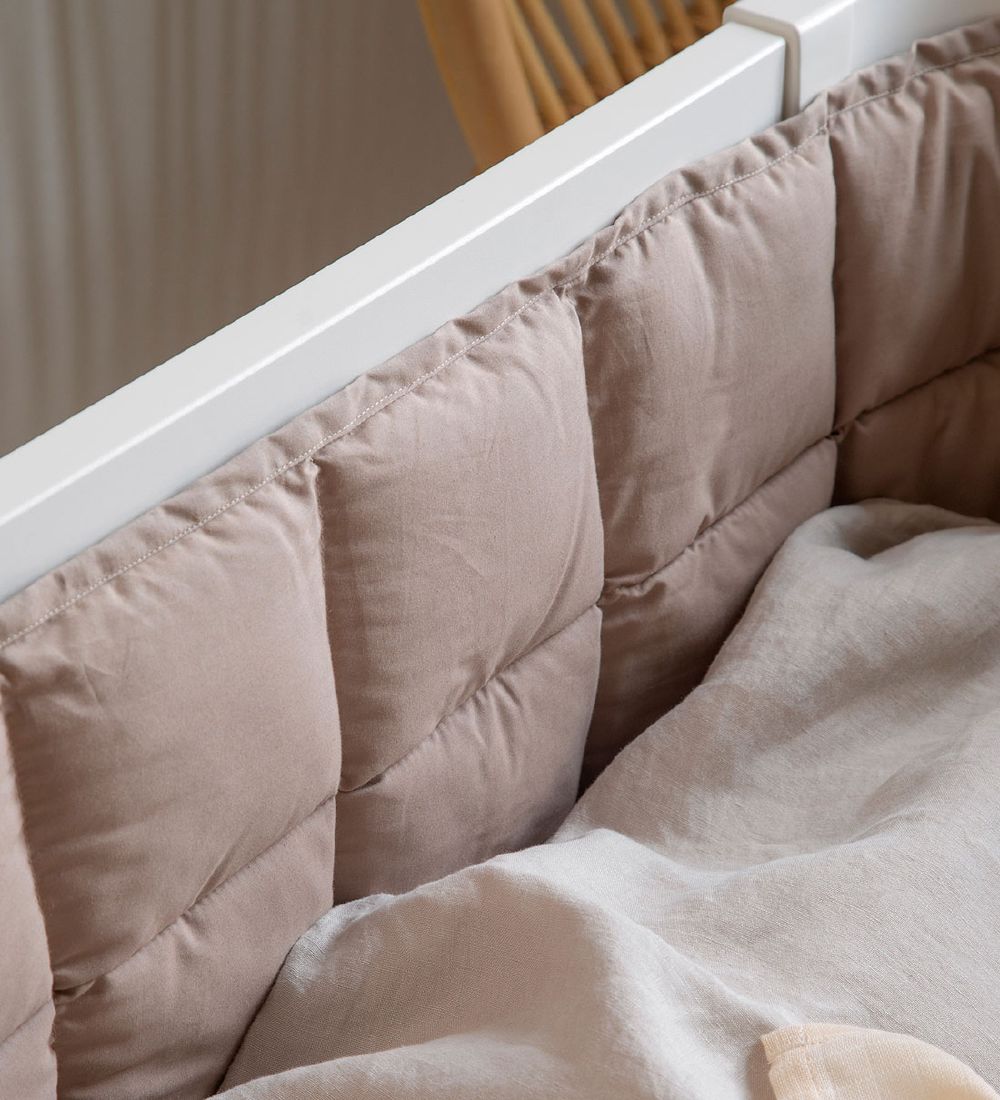 Sebra Bed Bumper - Kapok - Jetty Grey