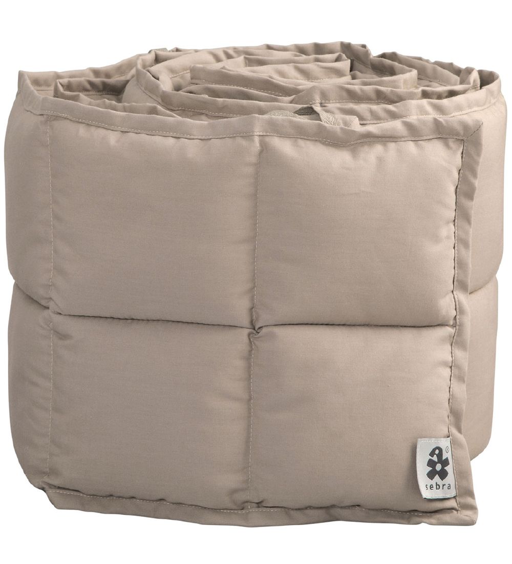 Sebra Bed Bumper - Kapok - Jetty Grey