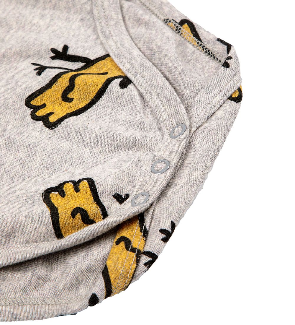 Bobo Choses Bodysuit s/s - Mr Birdie - Grey