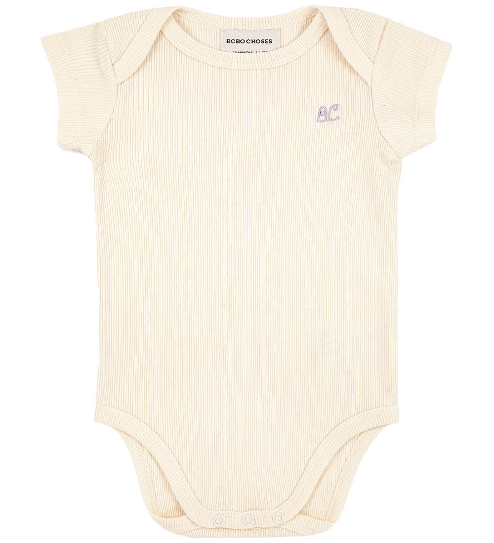 Bobo Choses Bodys k/ä - 2er-Pack - Sea Flower - Weiß/Lila
