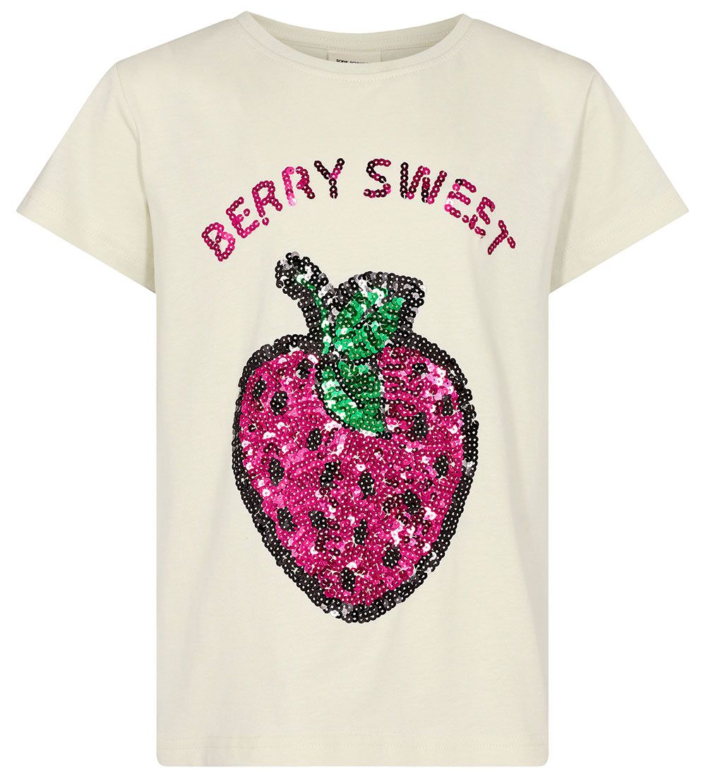 Petit by Sofie Schnoor T-shirt - Antique White w. Strawberry