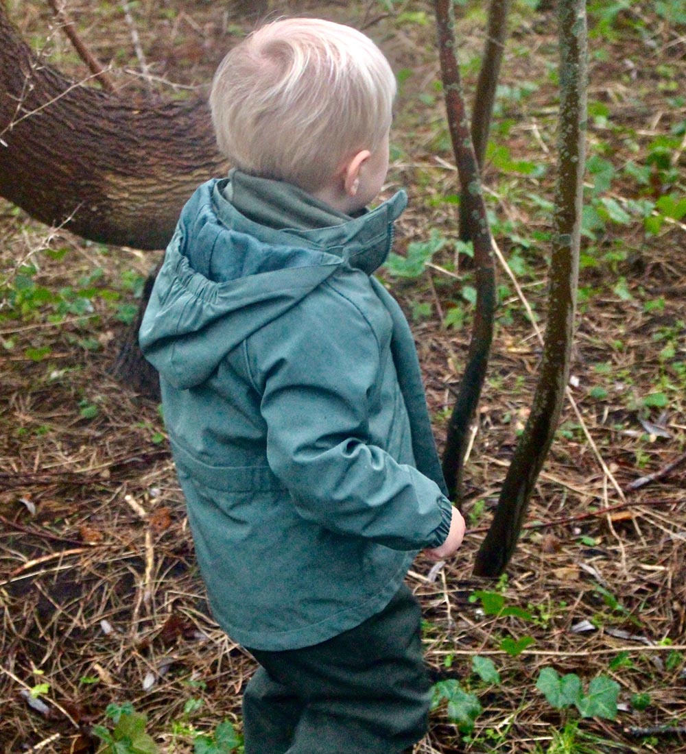 byLindgren Rain Jacket - PE - Little Alvin - Cedar Green
