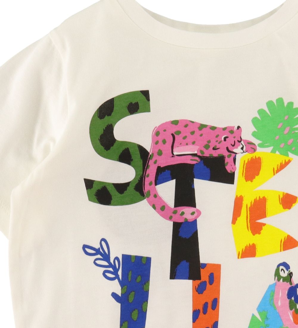 Stella McCartney Kids T-Shirt - Weiß m. Print