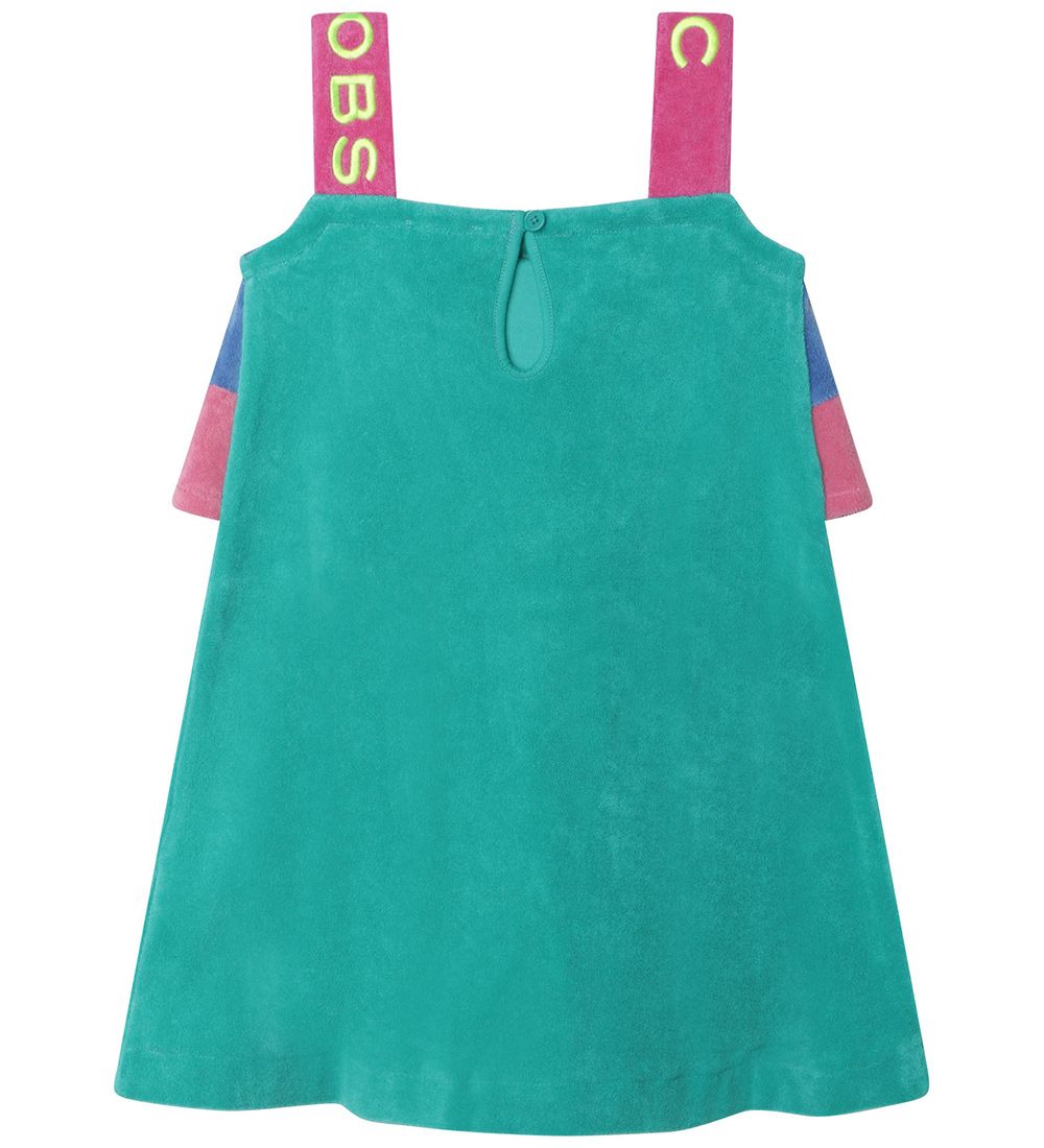 Robe Little Marc Jacobs - Tissu-éponge - Vert av. Bleu/Rose