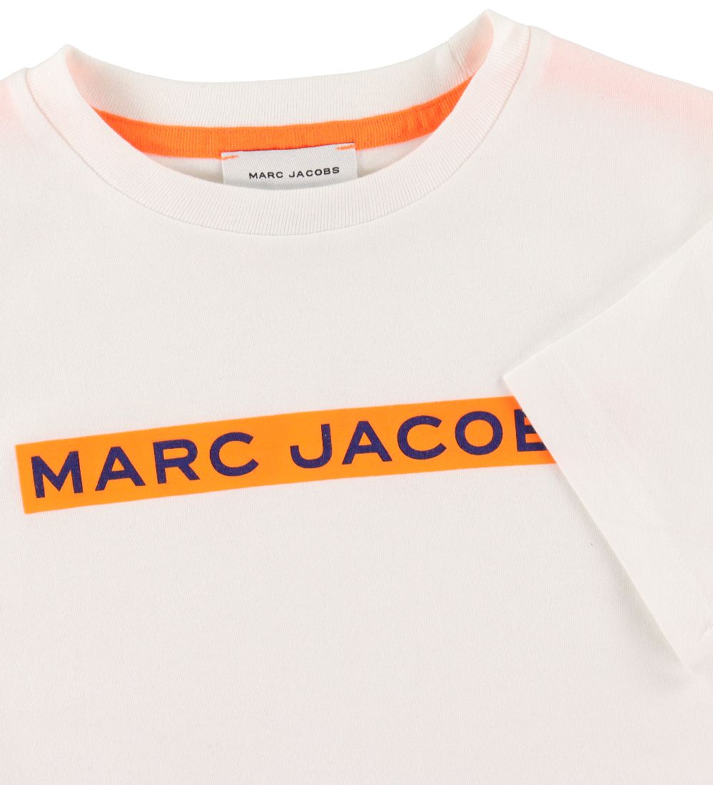 Little Marc Jacobs T-shirt - White w. Orange