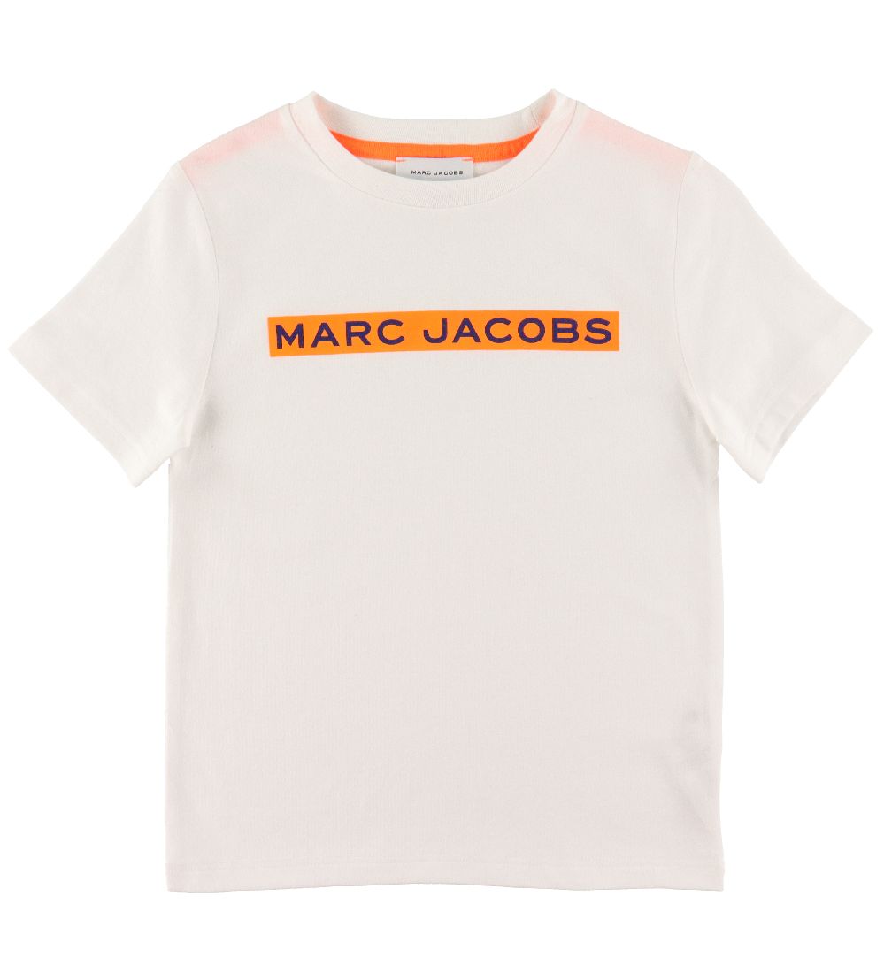 Little Marc Jacobs T-shirt - White w. Orange