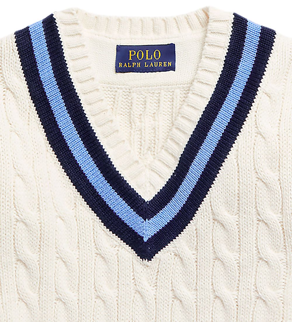 Polo Ralph Lauren Blouse - Knitted - Watch Hill - Cream/Navy