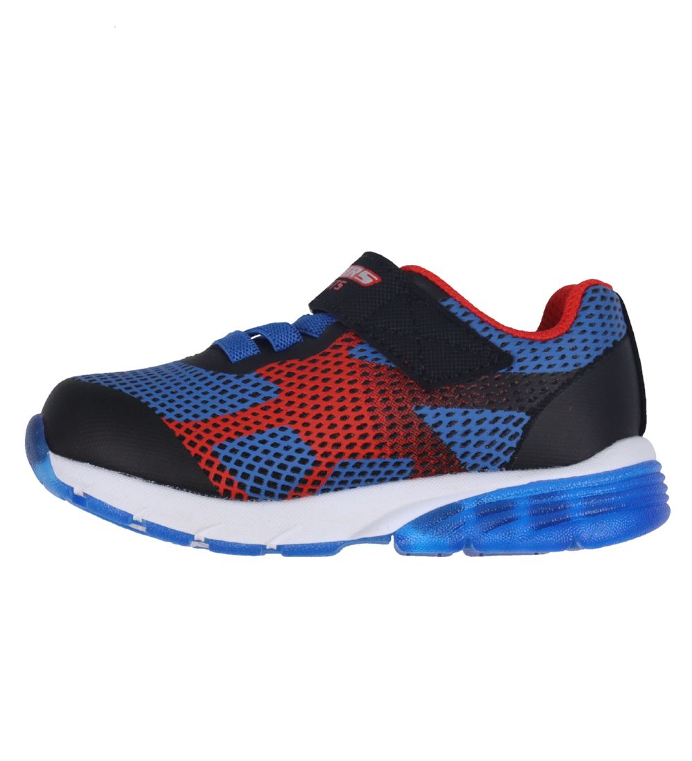 Skechers Shoe w. Lights - Boys S Lights - Black/Red/Blue