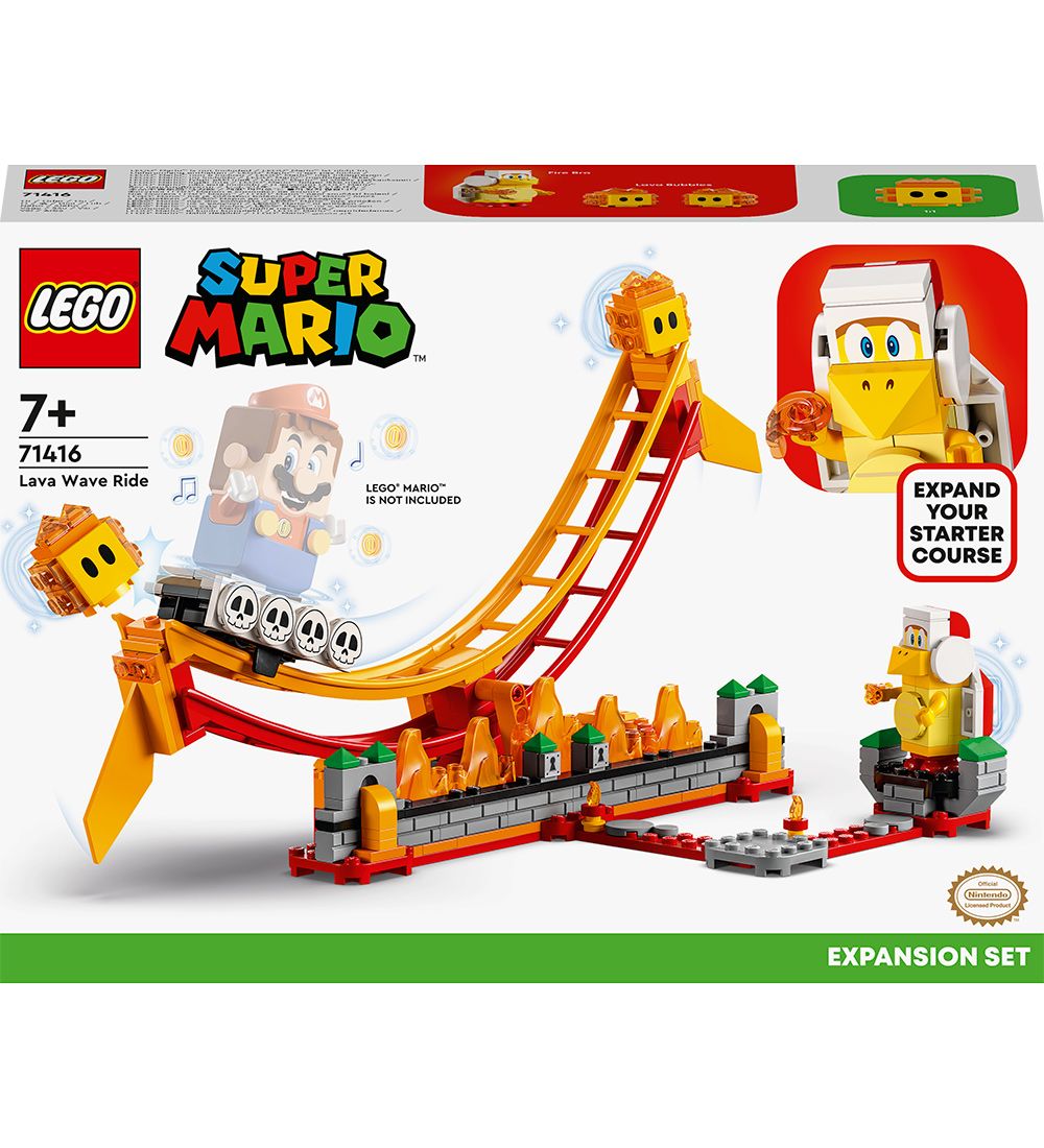 LEGO® Super Mario - Lava Wave Ride Expansion Set 71416 - 218 Par