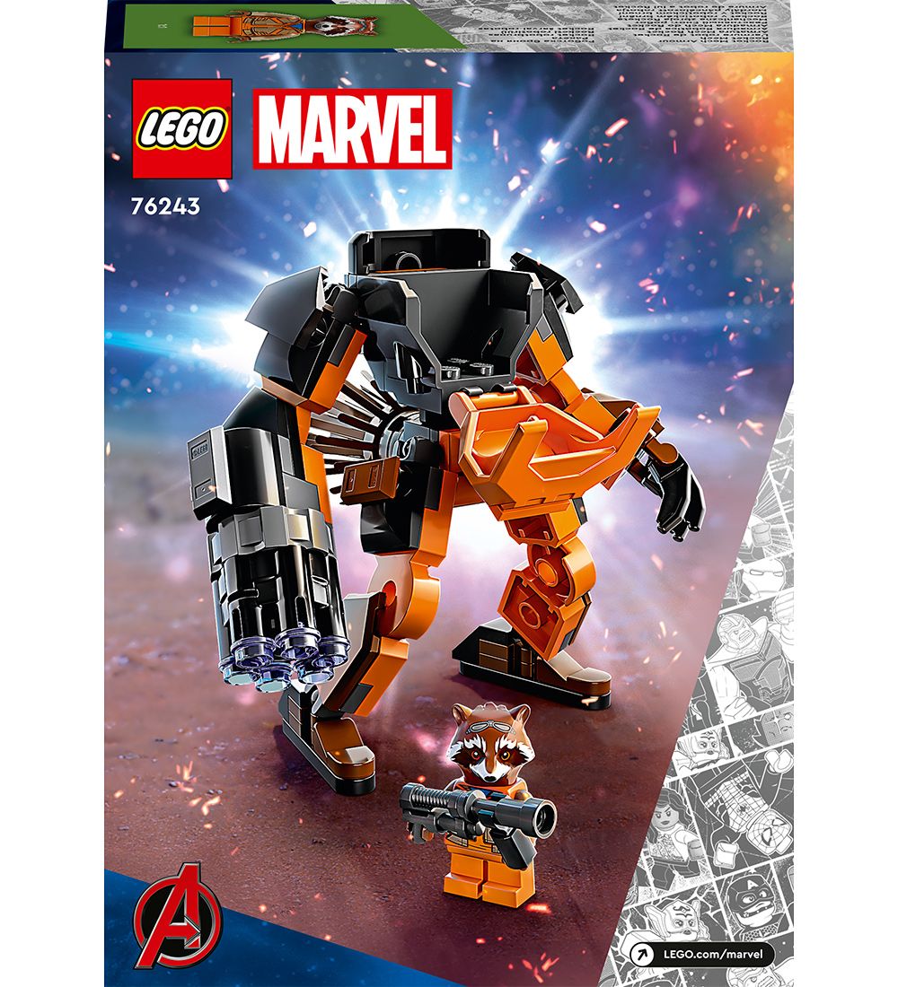 LEGO® Marvel Avengers - Rocket Mech Armour 76243 - 98 Parts