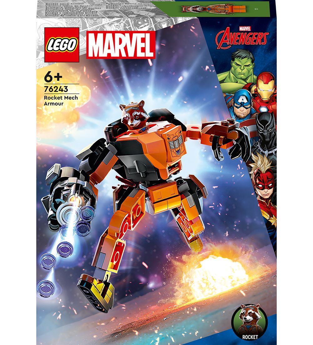 LEGO® Marvel Avengers - Rocket Mech Armour 76243 - 98 Parts