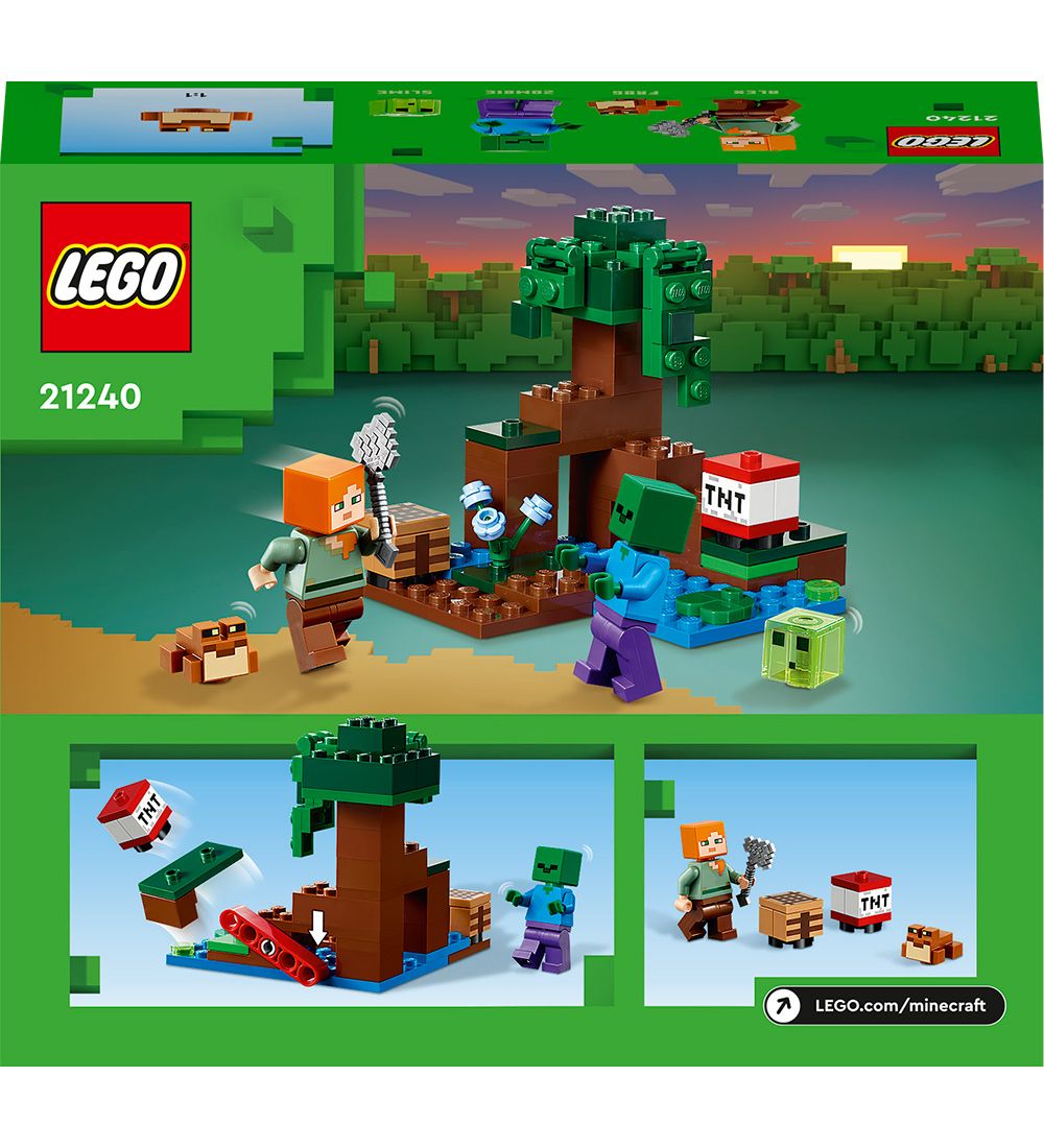 LEGO® Minecraft - The Swamp Adventure 21240 - 65 Parts