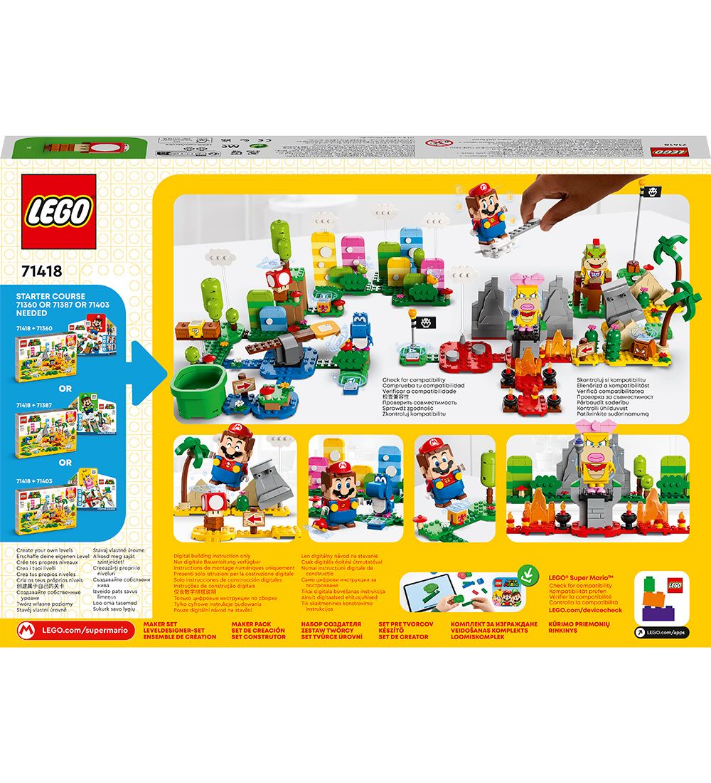 LEGO® Super Mario - Creativity Toolbox Maker Set 71418 - 588 Par