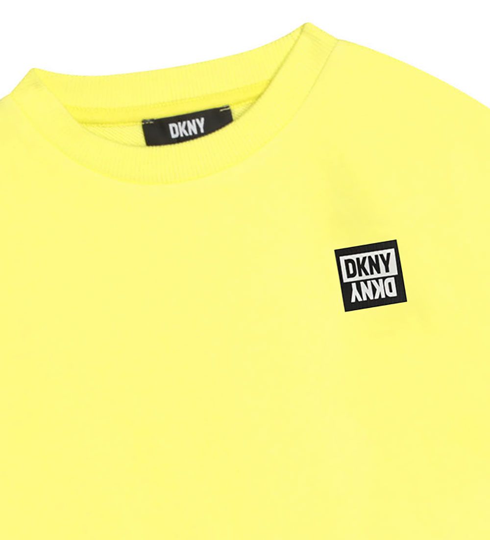 Sweat-shirt DKNY - Recadré - Lemon